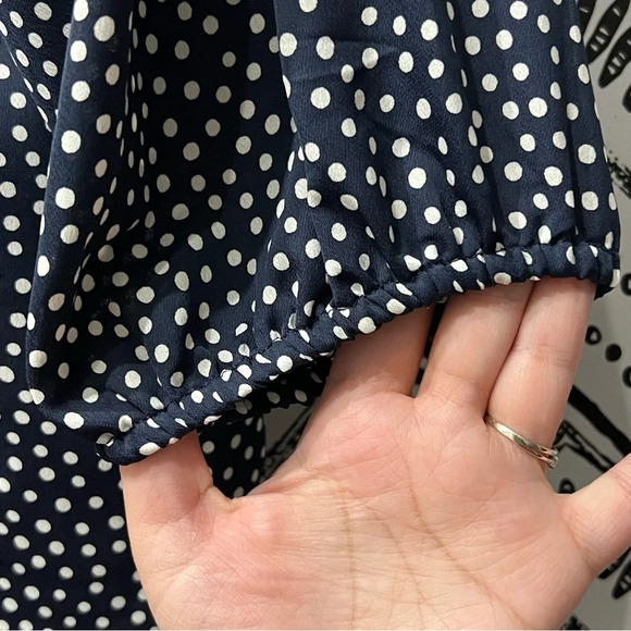 Collective Concepts Polka Dot Wrap Top Size XL - Picture 7 of 9